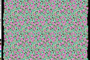 清新碎花面料印花素材图，适用于春夏服装印花设计