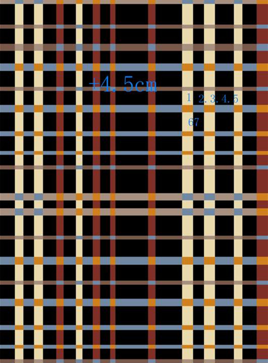 经典格纹面料印花素材图,适用于服装印花设计与打样