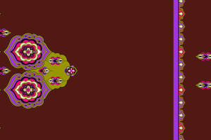 复古民族风面料印花素材，适用于服装印花设计与数码印染