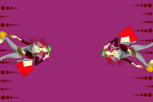 复古波普风服装印花素材图，适用于女装面料印花设计