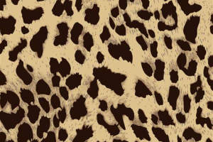 经典豹纹面料印花素材，适用于服装印花设计与时尚服饰开发