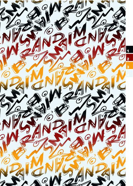 潮流涂鸦风面料印花素材,适用于T恤卫衣等服装印花设计