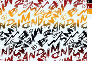 潮流涂鸦风面料印花素材，适用于T恤卫衣等服装印花设计