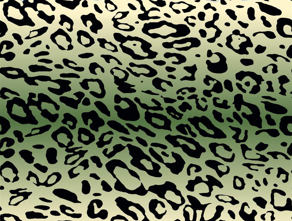 经典豹纹面料印花素材图,适用于服装印花设计与数码印染