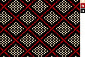 经典菱格波点面料印花素材，适用于服装印花设计与数码印制