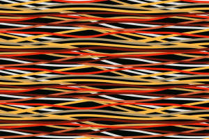 抽象波浪线条面料印花素材，适用于时尚服装印花设计