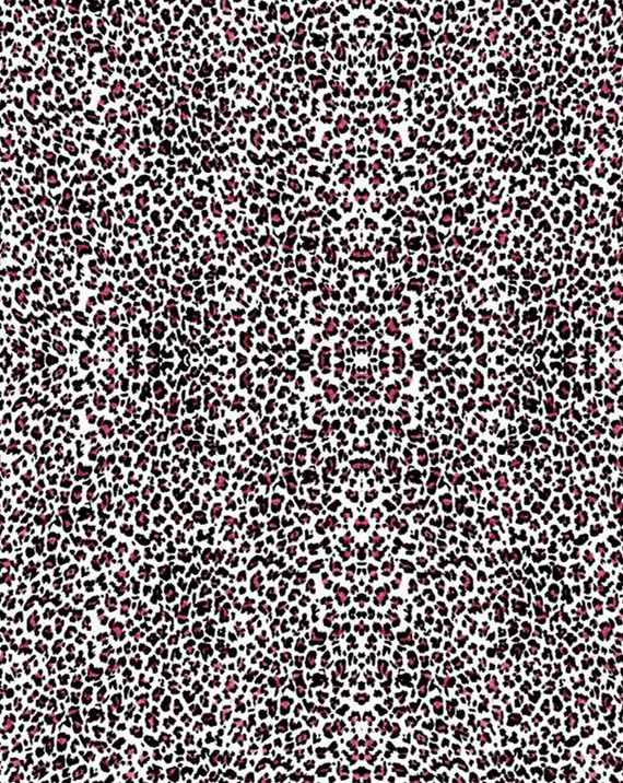 复古豹纹面料印花素材图,适用于服装印花设计与数码印染
