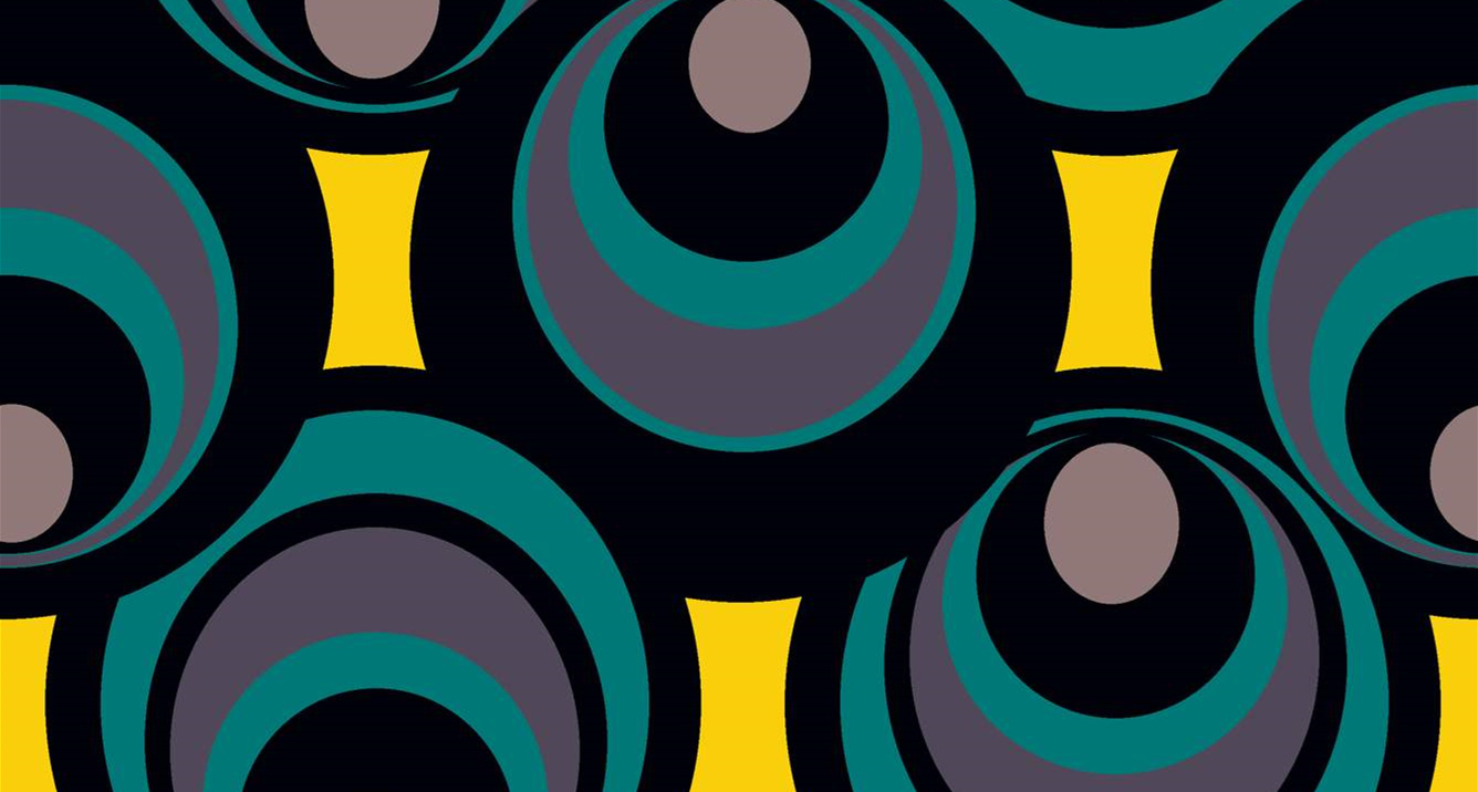 复古几何风面料印花素材,适用于服装印花设计与数码印染