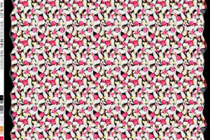 复古碎花面料印花素材图，适用于女装衬衫与连衣裙服装印花设计