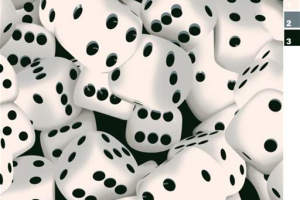 骰子元素面料印花素材，适用于潮牌服装印花设计的创意图案