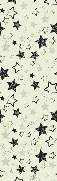星星手绘风面料印花素材,适用于儿童服装与休闲服饰印花设计