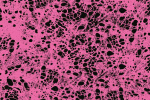 高对比粉黑斑驳纹理面料印花素材，适用于潮牌服装印花设计