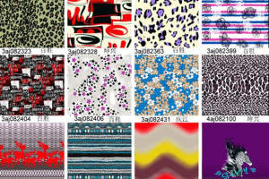 高清服装印花素材图库：多样面料印花设计，适用于T恤、卫衣与童装