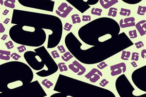 抽象字母纹理面料印花素材，适用于潮流服装印花设计