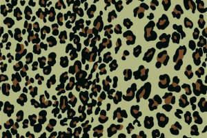 经典豹纹面料印花素材图，适用于服装印花设计与数码印染