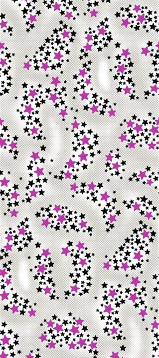 星星簇拥纹理面料印花素材,适用于休闲服装印花设计