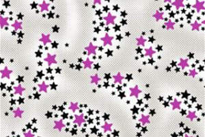 星星簇拥纹理面料印花素材，适用于休闲服装印花设计