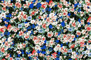 复古繁花面料印花素材，适用于春夏服装印花设计