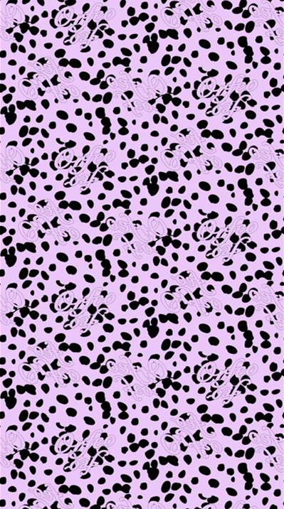 淡紫底黑斑点字母印花面料印花素材,适合休闲服装印花设计