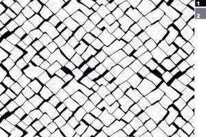 几何裂纹风面料印花素材，适用于服装印花设计的黑白抽象图案