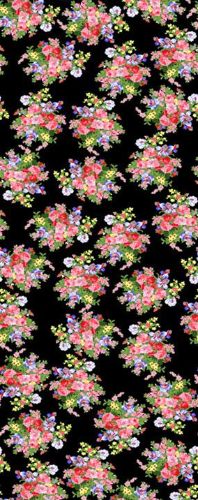 复古碎花面料印花素材图,适用于服装印花设计与数码印花打样