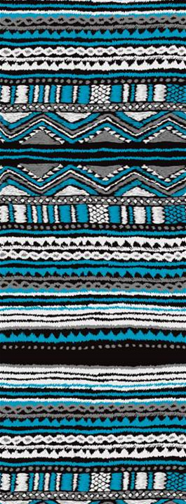 民族风条纹几何图案面料印花素材,适用于服装印花设计