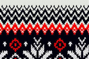 北欧风针织纹理面料印花素材，适用于毛衣与围巾服装印花设计