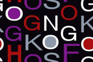 抽象字母组合面料印花素材，适用于潮流服装印花设计