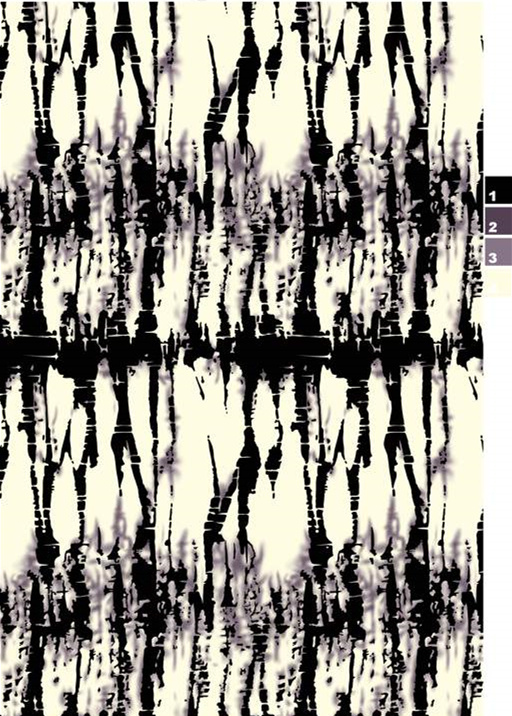 抽象水墨风面料印花素材,适用于服装印花设计的高质感纹理图