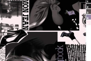 黑白拼贴风面料印花素材，适用于潮牌服装印花设计