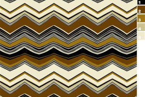 复古波浪条纹面料印花素材，适用于服装印花设计与数码印染