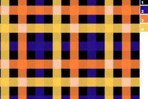 几何格纹面料印花素材图，适用于服装印花设计与数码印染