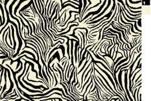 斑马纹抽象变形面料印花素材，适用于服装印花设计与数码印制