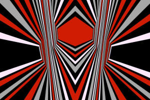 几何放射线条风面料印花素材，适用于潮牌服装印花设计