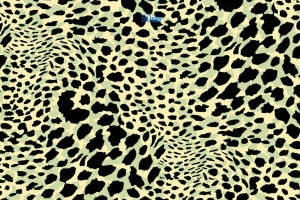 复古波点豹纹面料印花素材，适用于服装印花设计与数码印染