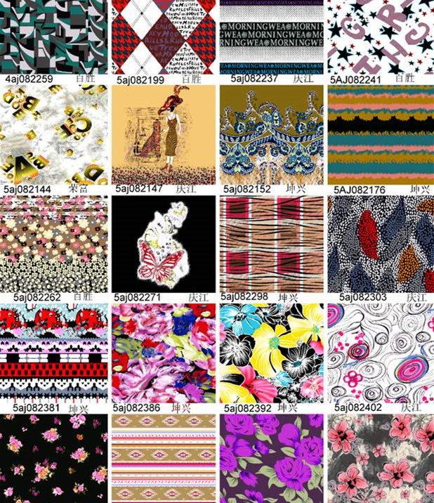 精选服装印花素材图库:多样面料印花设计,适配春夏装与潮流服饰