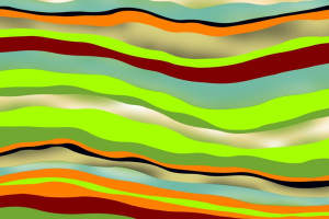 波浪条纹抽象面料印花素材，适用于春夏服装印花设计