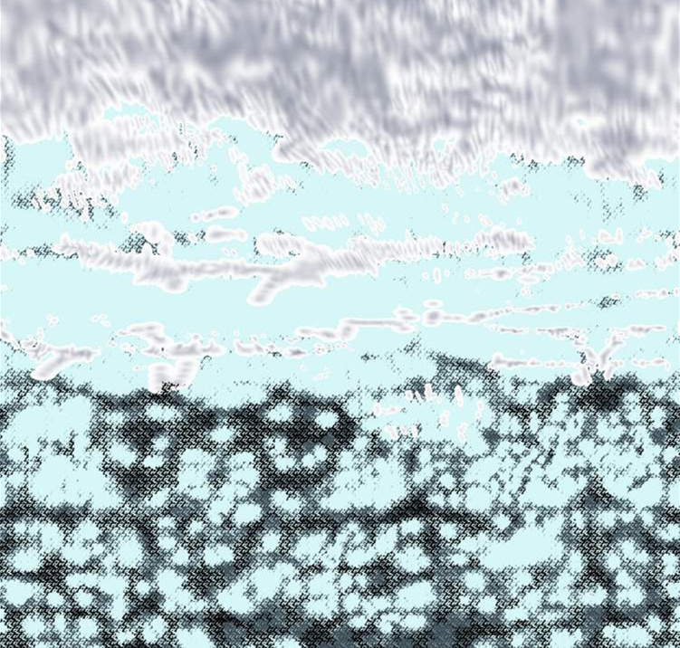 抽象云雾纹理面料印花素材,适用于休闲服装印花设计