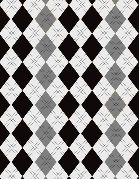 经典菱形格纹面料印花素材,适用于服装印花设计与数码印制