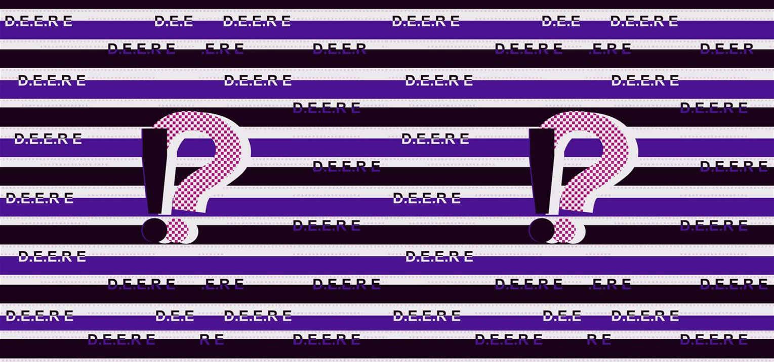 紫白条纹几何问号图案面料印花素材,适用于潮流服装印花设计