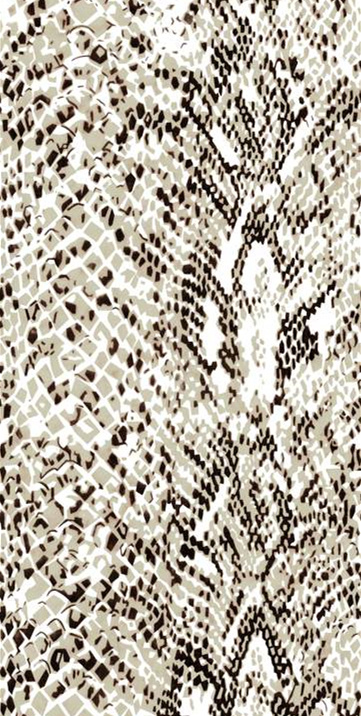 蛇皮纹理面料印花素材,适用于时尚服装印花设计的高清花型图