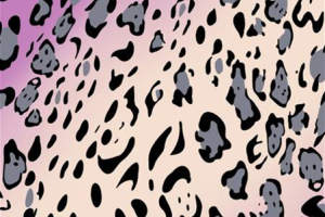 渐变紫灰豹纹面料印花素材，适用于时尚服装印花设计