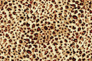 经典豹纹面料印花素材图，适用于服装印花设计与数码印染