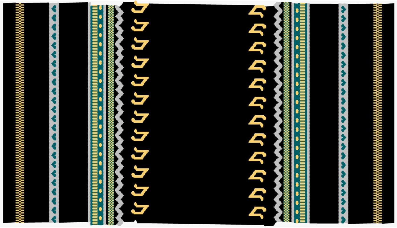 民族风条纹几何图案面料印花素材,适用于服装印花设计