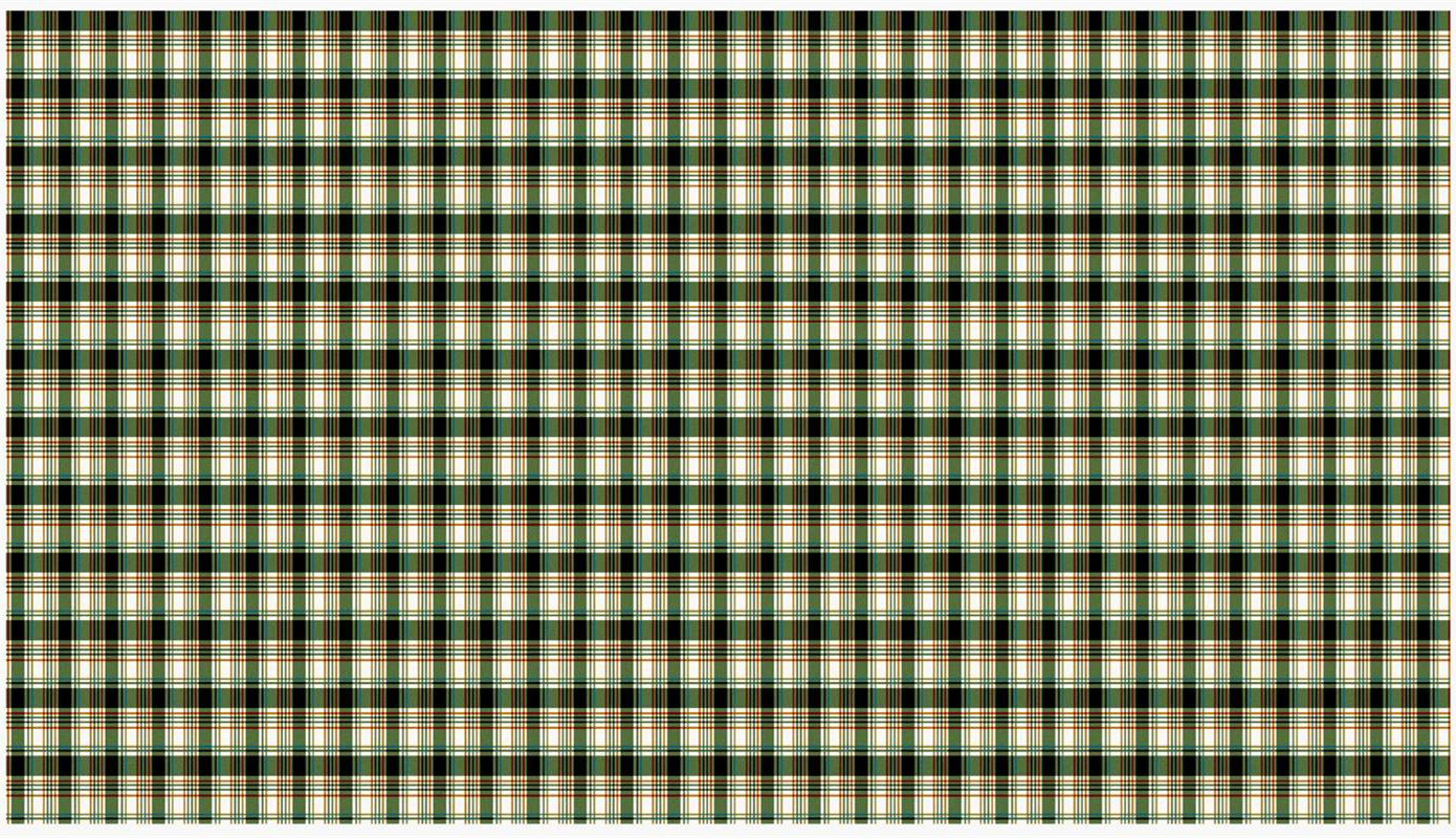 经典绿棕格纹面料印花素材,适用于休闲服装印花设计