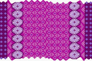 紫调几何民族风面料印花素材，适用于服装印花设计与数码印制