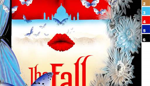 复古艺术风面料印花素材,适用于服装印花设计的高清花型图