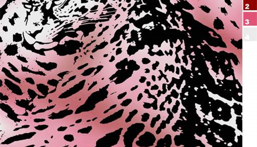 抽象泼墨风面料印花素材,适用于潮牌服装印花设计