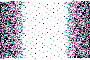 抽象波点流线面料印花素材，适用于时尚服装印花设计