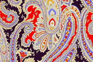 经典佩斯利纹面料印花素材，适用于高端服装印花设计